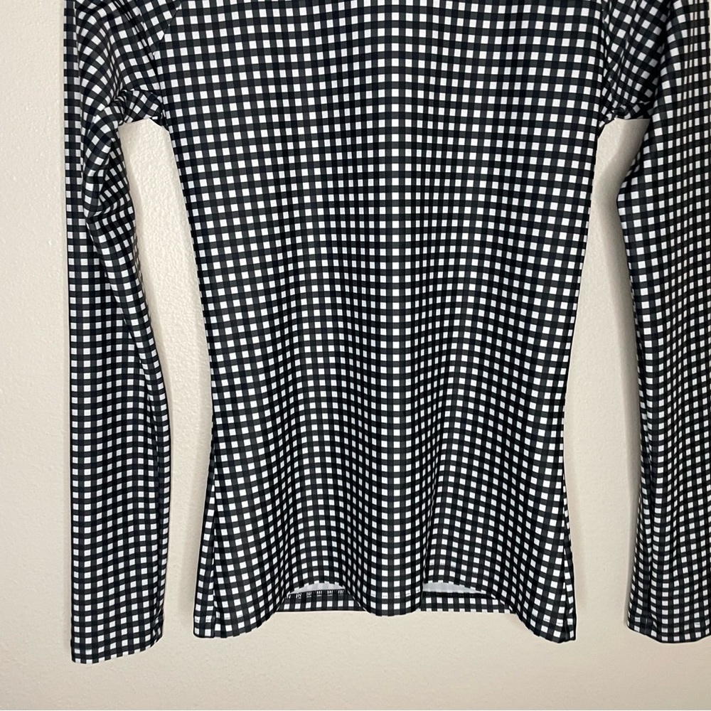 Albion Black and White Check Long-Sleeve Swim Set - Picture 5 of 6